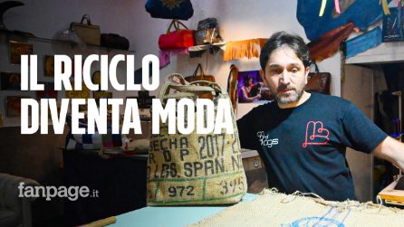 Da riciclo, i materiali diventano moda: ai Quartieri Spagnoli, nascono le borse di Giuseppe Cognetti