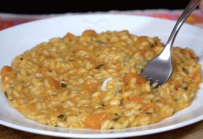 Risotto zucca e gorgonzola: la ricetta del primo piatto squisito