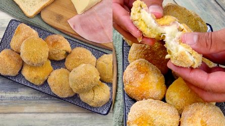 Palline filanti di pancarrè: un’esplosione di gusto in pochi morsi!