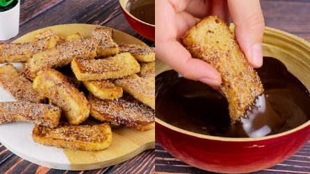 Bastoncini di french toast: perfetti per merenda o a colazione!