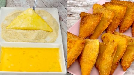 Tramezzini fritti al formaggio: super gustosi e facili da preparare!