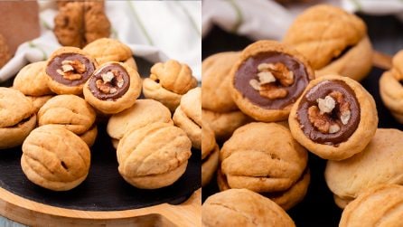 Noci dolci al cioccolato: i biscotti originali e bellissimi da vedere!