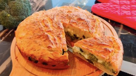 Schiacciata di broccoli senza lievitazione: la ricetta rustica da provare