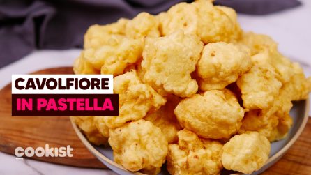 Cavolfiore in pastella: la ricetta semplicissima per un contorno facile e croccante