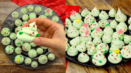 Alberi di meringa: i dolcetti sfiziosi e facilissimi da preparare!