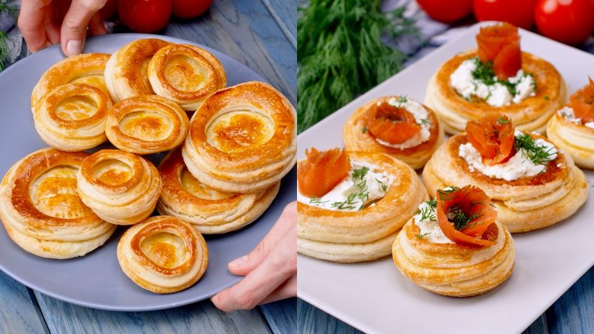 Vol-au-vent: the baskets of puff pastry suitable for a special appetizer!