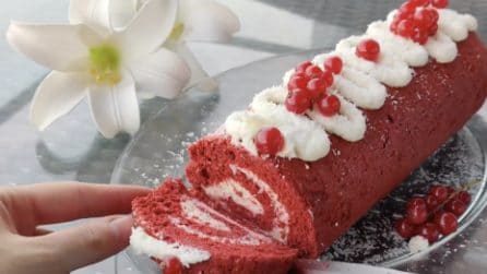 Tronchetto red velvet: la ricetta soffice, golosa e natalizia