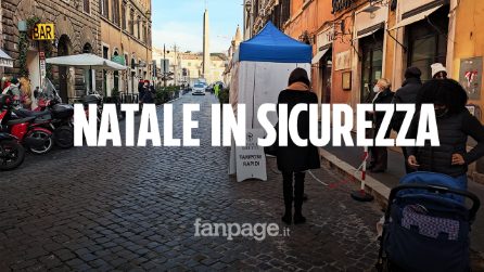 Roma aspetta il Natale tra obbligo di mascherina anche all'aperto e file per i tamponi