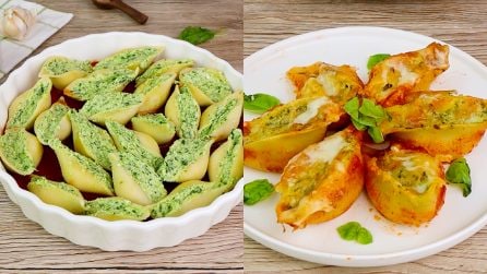 Conchiglioni ripieni di ricotta e spinaci: il piatto saporito e perfetto per ogni occasione!