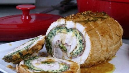 Rollè di tacchino ripieno: la ricetta del secondo piatto saporito