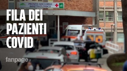 Fila di auto fuori al Cotugno per due ore: "Non c'è posto in pronto soccorso, li assistiamo fuori"