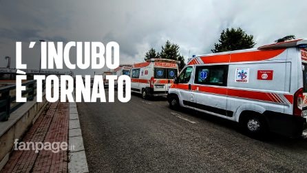 Incubo Covid a Palermo, l'ospedale Cervello scoppia di casi. Le ambulanze restano bloccate in coda