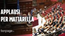 Mattarella rieletto Presidente della Repubblica: l'applauso alla Camera