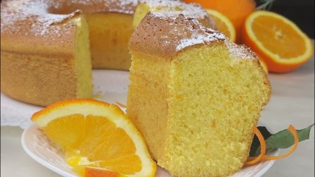 Ciambella all'arancia: super soffice e davvero golosissima