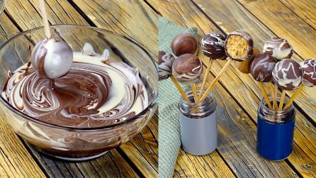 Cake pops ai due cioccolati: i dolcetti pronti in pochi minuti!