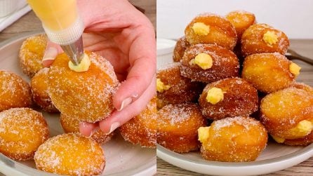 Frittelle di carnevale alla crema: morbidissime e davvero golose!