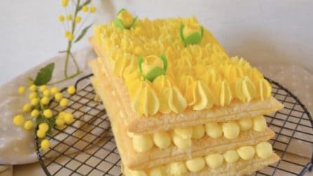 Tronchetto mimosa: l'idea golosa per la festa della donna