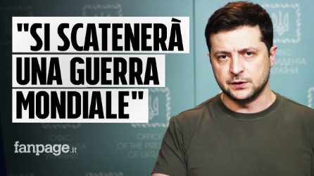 Ucraina, Zelensky: “Questa guerra non finirà così, scatenerà una guerra mondiale"