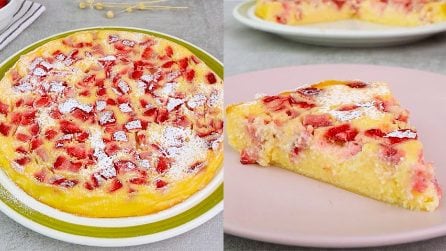 Torta ricotta e fragole senza farina: deliziosa e facile da preparare!