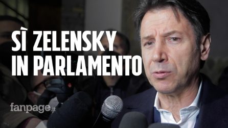 Giuseppe Conte su Zelensky in collegamento in Parlamento: "Sono favorevole"