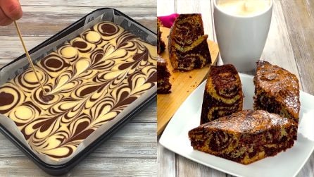 Torta bicolore: golosa e divertente da preparare!