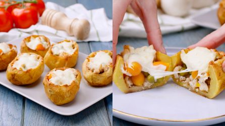 Barchette di patate al forno: come renderle succulenti e filanti!