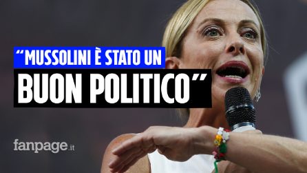 Il video in cui una giovanissima Giorgia Meloni dice che Mussolini è stato un buon politico