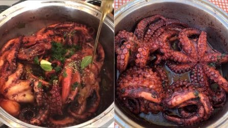 Polpo "ubriaco": come cucinarlo senza usare l'acqua