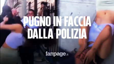 Colpisce una 19enne con un pugno in pieno viso e poi la arresta: il video shock dagli Usa
