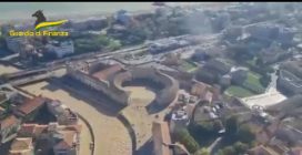 Le immagini dell'alluvione nelle Marche dall'elicottero