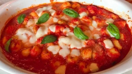 Gnocchi alla sorrentina: la ricetta del gustoso primo piatto