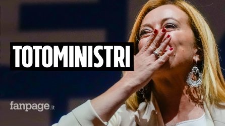 Totoministri, chi sono i nomi della squadra del governo Meloni