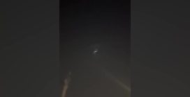 Le immagini della spirale di luce blu comparsa nei cieli d'Italia il 24 marzo