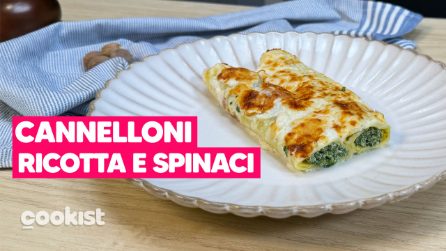 Cannelloni RICOTTA e SPINACI: super CREMOSI e GOLOSI, piaceranno a tutti!