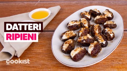 DATTERI RIPIENI di formaggio e mascarpone: BUONISSIMI e si preparano in un attimo! 🤩