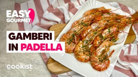 Gamberi in padella: il secondo veloce e saporito