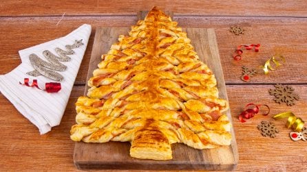 ALBERO DI NATALE SALATO: il rustico in PASTA SFOGLIA perfetto da fervire alle tue feste! 🎄