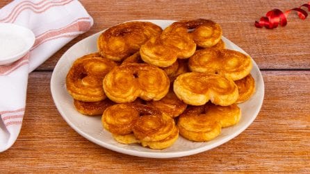 VENTAGLI DI PASTA SFOGLIA: BUONISSIMI e FRAGRANTI da fare in pochi minuti!