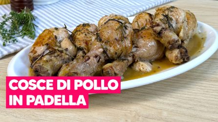 Cosce di pollo IN PADELLA: in questo modo saranno TENERE e super SUCCOSE!