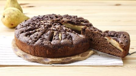 TORTA PERE E CIOCCOLATO: soffice e golosa! 🍫🍐