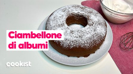 Come riutilizzare gli albumi avanzati e preparare un GOLOSO CIAMBELLONE
