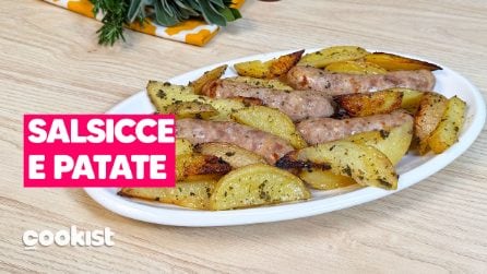 SALSICCE E PATATE: l'idea per una cenetta sfiziosa