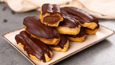 ÉCLAIR al Cioccolato: la ricetta facile e veloce per gli IRRESISTIBILI dolcetti francesi!