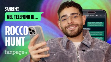 Nel telefono di Rocco Hunt: "Ho cercato le regole del Fantasanremo, prometto di fare punti"