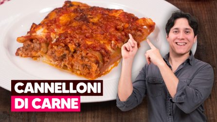 CANNELLONI DI CARNE: La Ricetta Tradizionale spiegata passo dopo passo