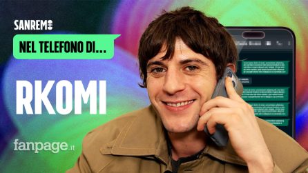 Nel telefono di Rkomi: "L'ultimo video? Alla mia ragazza, la mia colazione da campione a Sanremo"