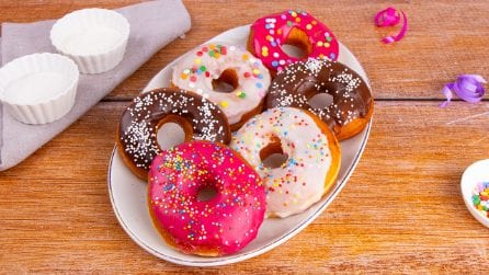 DONUTS AMERICANI: soffici, golosi e colorati! 🍩✨