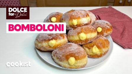 BOMBOLONI con crema: morbidi e golosi, ti faranno impazzire!