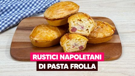 Rustici napoletani DI PASTA FROLLA: la ricetta FACILISSIMA dal gusto DOLCE e SALATO