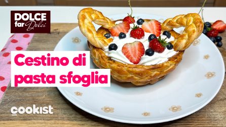 CESTINO DI PASTA SFOGLIA: facile e sfizioso!